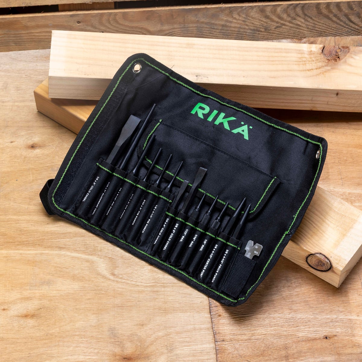 Rikä 14pc Centre Pin Punch and Chisel Set